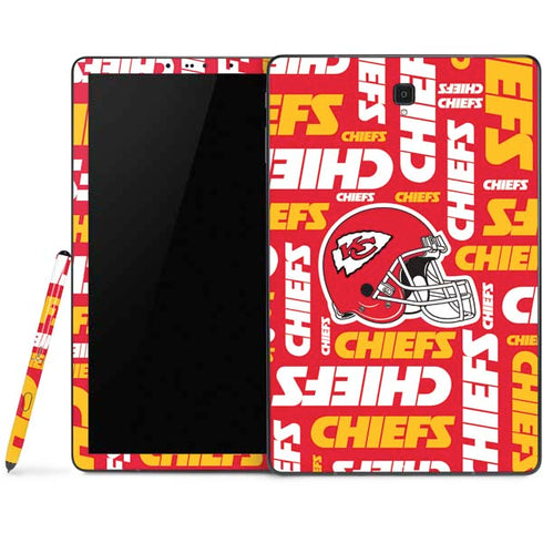NFL Kansas City Chiefs Red Blast Samsung Galaxy Tab Skin