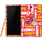 NFL Kansas City Chiefs Red Blast Samsung Galaxy Tab Skin
