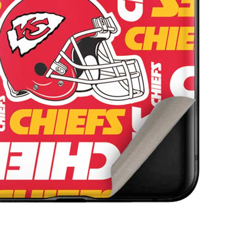 NFL Kansas City Chiefs Red Blast Galaxy Z Flip Skin