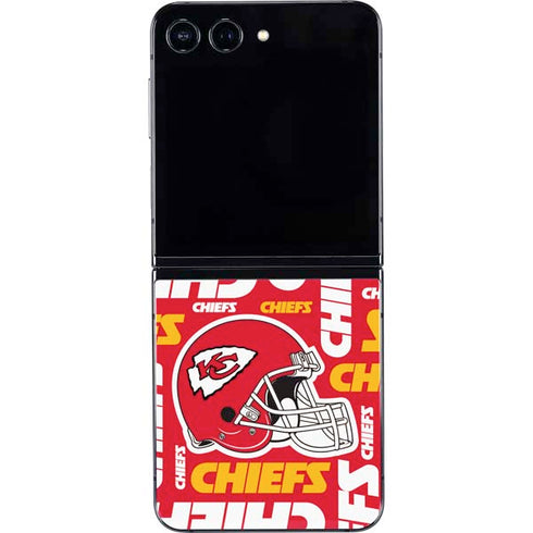 NFL Kansas City Chiefs Red Blast Galaxy Z Flip5 5G Skin