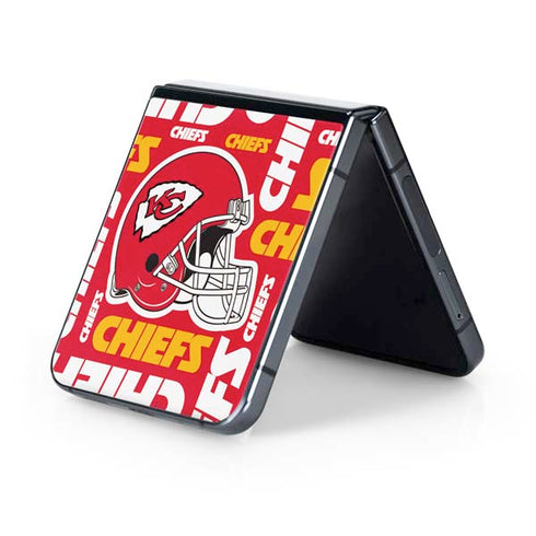 NFL Kansas City Chiefs Red Blast Galaxy Z Flip5 5G Skin