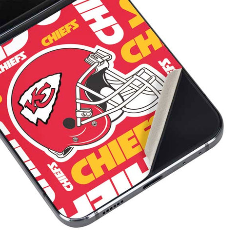 NFL Kansas City Chiefs Red Blast Galaxy Z Flip5 5G Skin