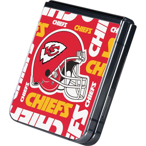 NFL Kansas City Chiefs Red Blast Galaxy Z Flip5 5G Skin