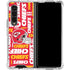NFL Kansas City Chiefs Red Blast Galaxy Z Fold4 5G Clear Case