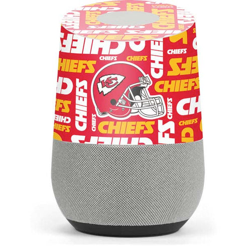 NFL Kansas City Chiefs Red Blast Google Home Skin