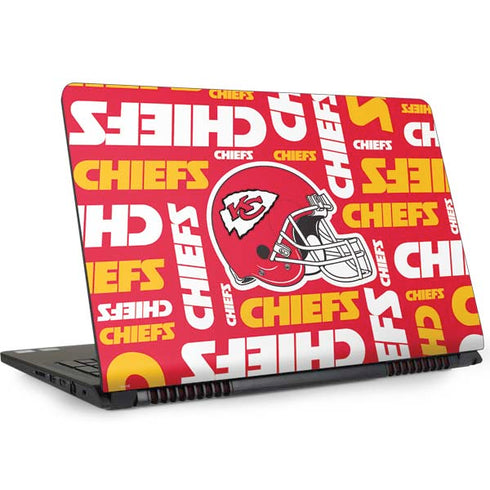 NFL Kansas City Chiefs Red Blast Dell Inspiron Skin