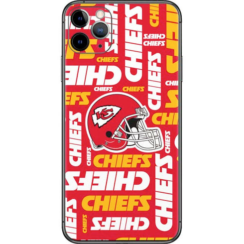 NFL Kansas City Chiefs Red Blast iPhone 11 Pro Max Skin