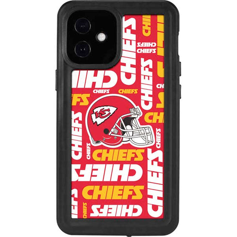 NFL Kansas City Chiefs Red Blast iPhone 12 Mini Waterproof Case