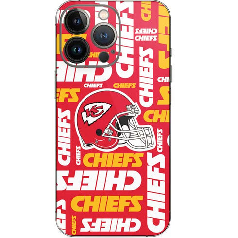 NFL Kansas City Chiefs Red Blast iPhone 13 Pro Skin