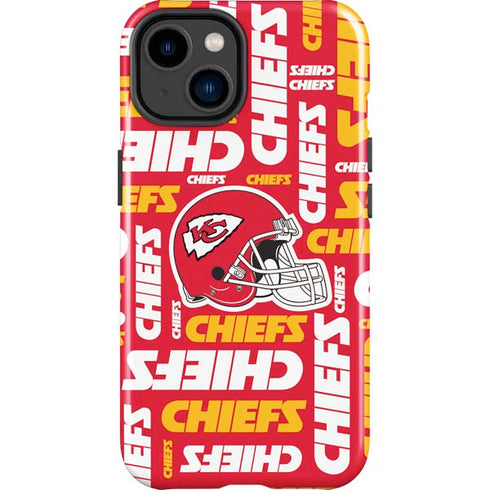 NFL Kansas City Chiefs Red Blast iPhone 15 Plus Impact Case