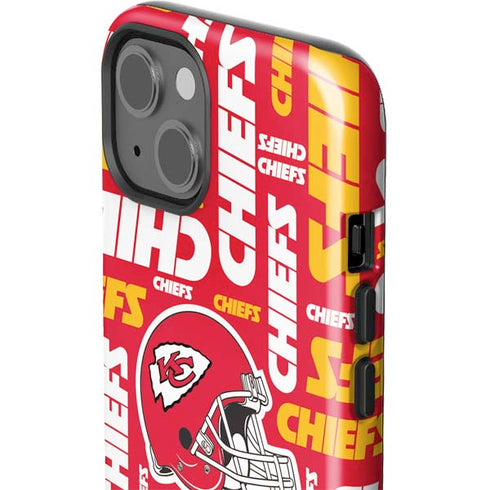 NFL Kansas City Chiefs Red Blast iPhone 15 Impact Case