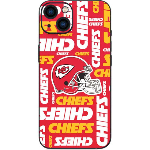 NFL Kansas City Chiefs Red Blast iPhone 14 Plus Skin