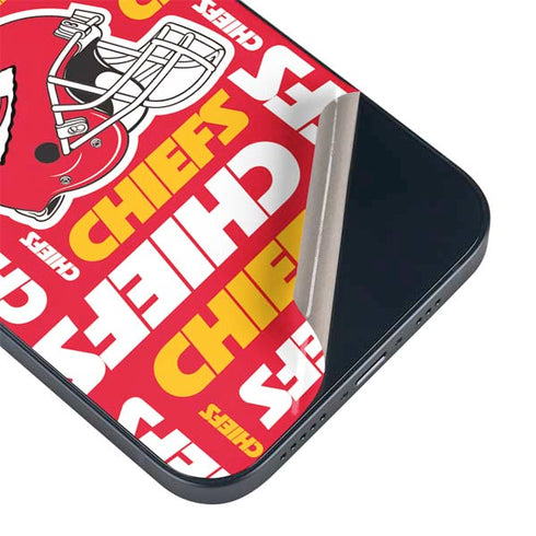 NFL Kansas City Chiefs Red Blast iPhone 14 Plus Skin