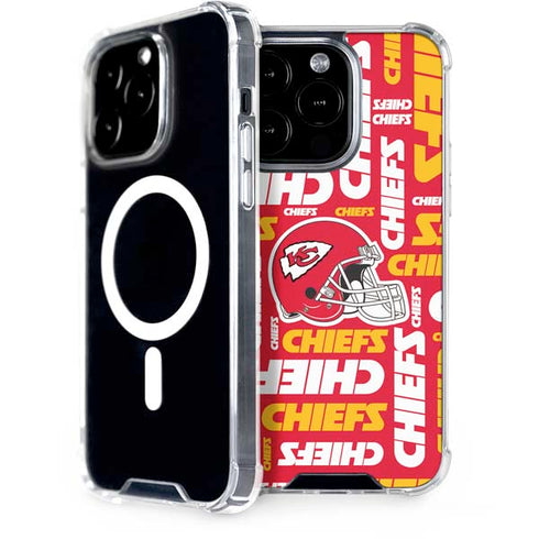 NFL Kansas City Chiefs Red Blast iPhone 15 Pro MagSafe Case