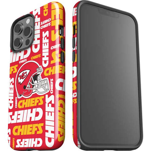 NFL Kansas City Chiefs Red Blast iPhone 15 Pro Max Impact Case