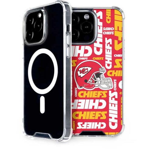 NFL Kansas City Chiefs Red Blast iPhone 15 Pro Max MagSafe Case