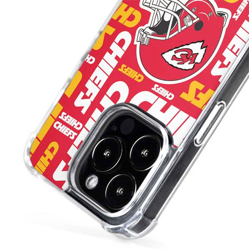 NFL Kansas City Chiefs Red Blast iPhone 15 Pro Max MagSafe Case