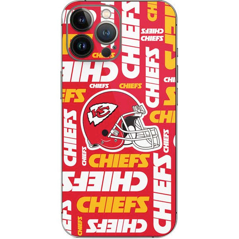 NFL Kansas City Chiefs Red Blast iPhone 14 Pro Max Skin