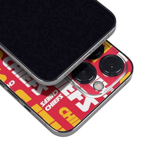 NFL Kansas City Chiefs Red Blast iPhone 14 Pro Max Skin