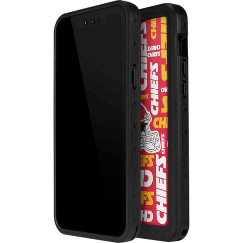 NFL Kansas City Chiefs Red Blast iPhone 14 Pro Max Waterproof Case