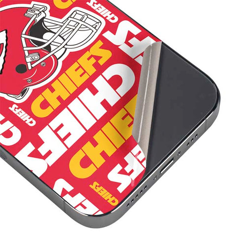 NFL Kansas City Chiefs Red Blast iPhone 14 Pro Skin