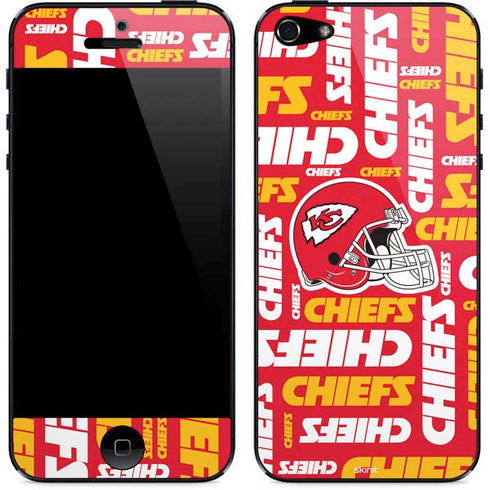 NFL Kansas City Chiefs Red Blast iPhone 5/5s/5SE Skin