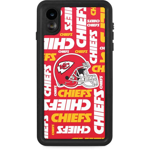 NFL Kansas City Chiefs Red Blast iPhone XR Waterproof Case