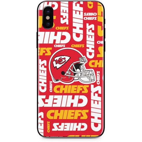 NFL Kansas City Chiefs Red Blast iPhone XS Max Skin