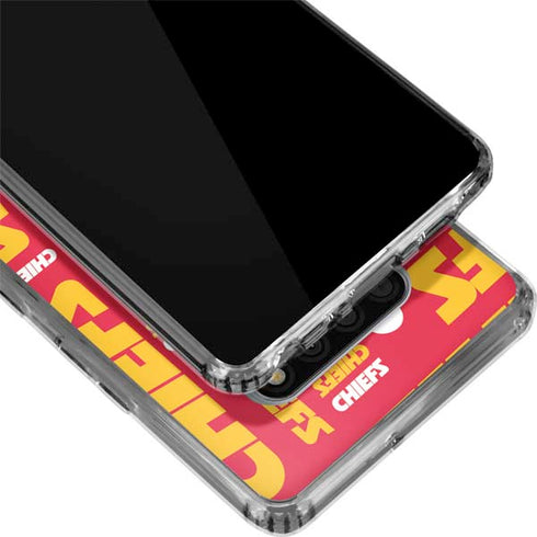 NFL Kansas City Chiefs Red Blast LG Stylo 6 Clear Case