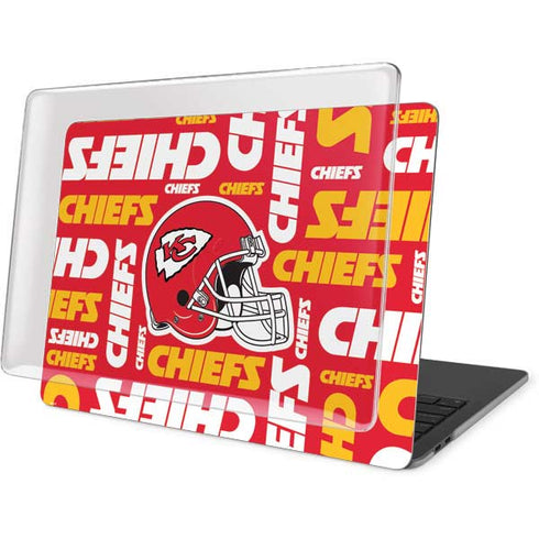 NFL Kansas City Chiefs Red Blast MacBook Pro 13in (2020) Case plus Skin