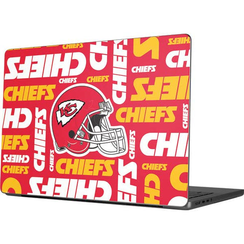 NFL Kansas City Chiefs Red Blast MacBook Pro 14in (2021-24) Skin