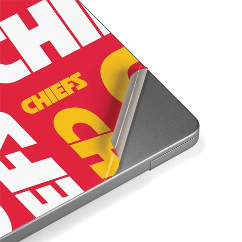 NFL Kansas City Chiefs Red Blast MacBook Pro 14in (2021-24) Skin