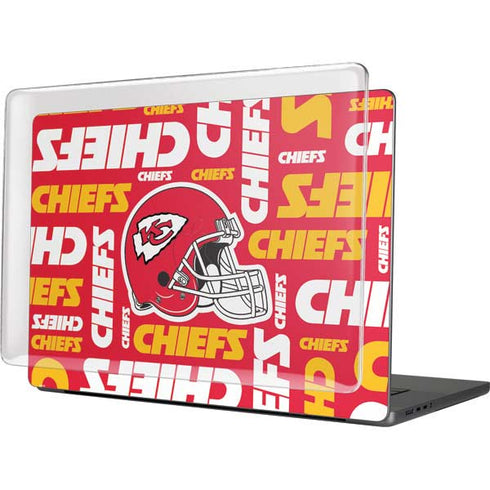 NFL Kansas City Chiefs Red Blast MacBook Pro 16in (2021-25) Case plus Skin