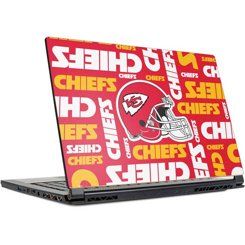 NFL Kansas City Chiefs Red Blast MSI GS65 Stealth Laptop Skin