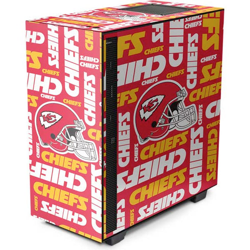 NFL Kansas City Chiefs Red Blast NZXT H510 Compact ATX Mid-Tower Case Skin
