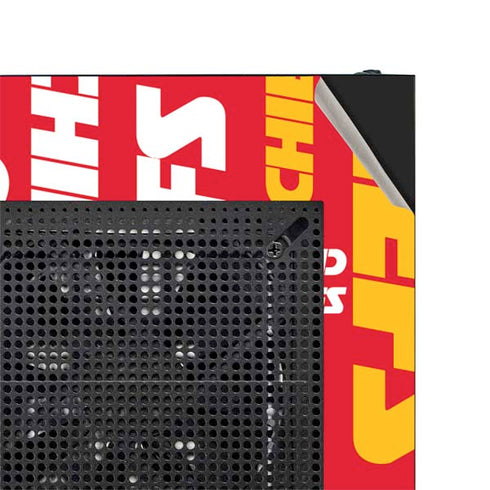 NFL Kansas City Chiefs Red Blast NZXT H510 Compact ATX Mid-Tower Case Skin
