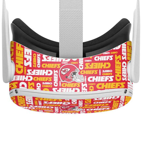 NFL Kansas City Chiefs Red Blast Oculus Quest 2 Skin
