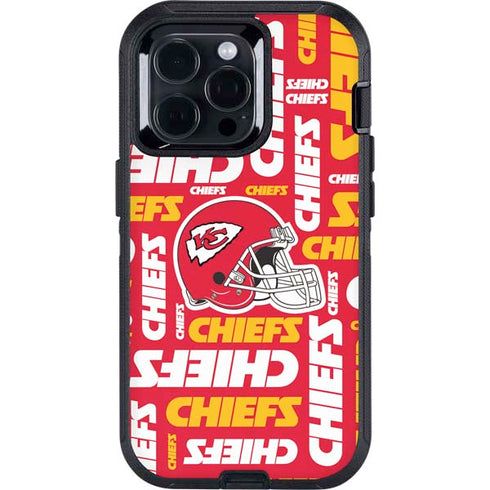 NFL Kansas City Chiefs Red Blast Otterbox Defender iPhone Skin