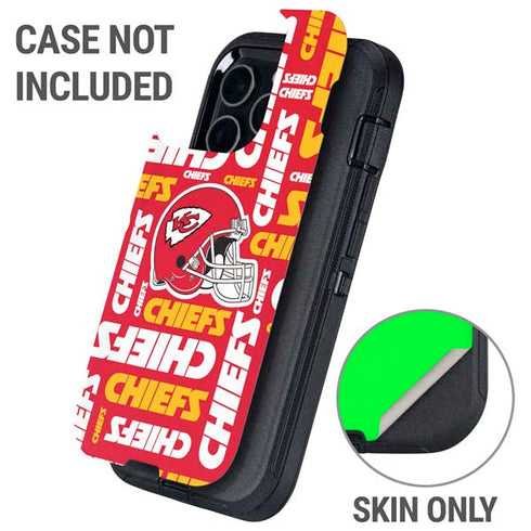 NFL Kansas City Chiefs Red Blast Otterbox Defender iPhone Skin