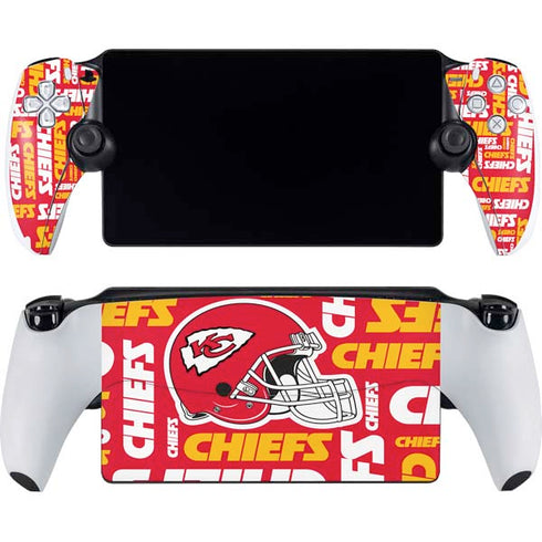 NFL Kansas City Chiefs Red Blast PlayStation Portal Remote Player Skin