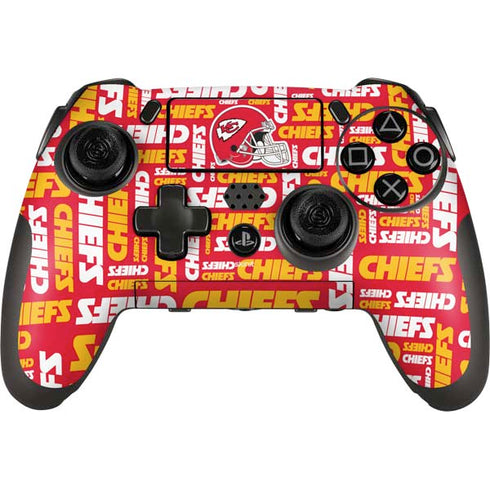 NFL Kansas City Chiefs Red Blast PlayStation Scuf Vantage 2 Controller Skin