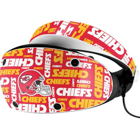 NFL Kansas City Chiefs Red Blast PlayStation VR2 Skin