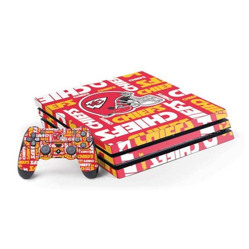 NFL Kansas City Chiefs Red Blast PS4 Pro Bundle Skin