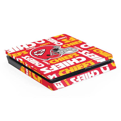 NFL Kansas City Chiefs Red Blast PS4 Slim Skin