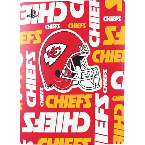 NFL Kansas City Chiefs Red Blast PS5 Console Skin