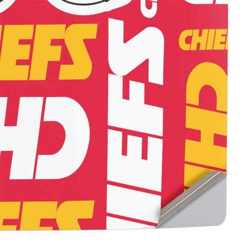 NFL Kansas City Chiefs Red Blast PS5 Console Skin