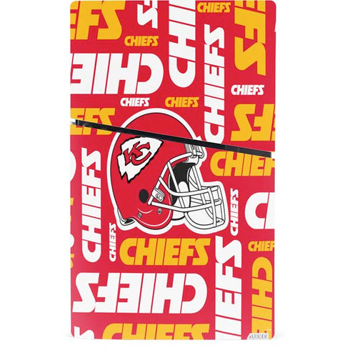 NFL Kansas City Chiefs Red Blast PS5 Slim Digital Edition Bundle Skin