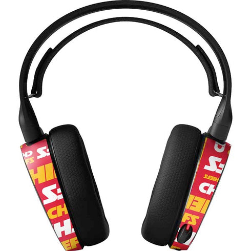 NFL Kansas City Chiefs Red Blast SteelSeries Arctis 3 Skin