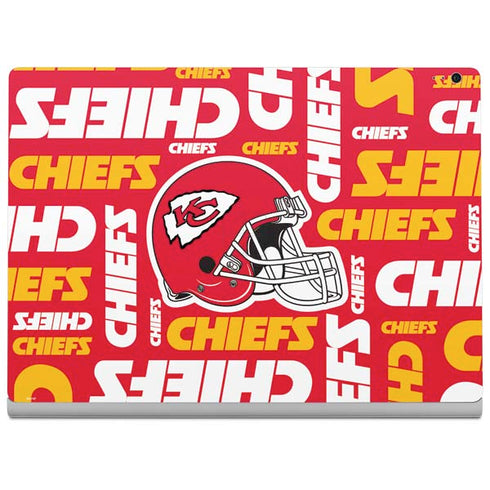 NFL Kansas City Chiefs Red Blast Surface Book 2 13.5in Skin