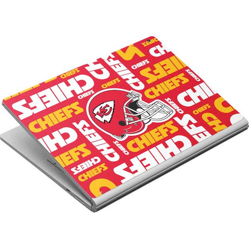 NFL Kansas City Chiefs Red Blast Surface Book Skin